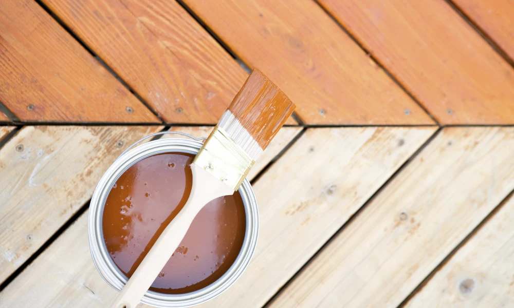 deck staining